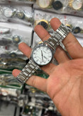 ساعت مچی مردانه کاسیو (CASIO) مدل دوتاریخ موتور ژاپن، ضدآب ۱۰۰٪ و بند استیل